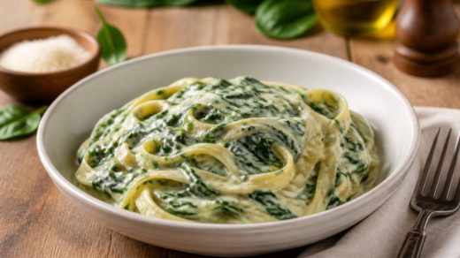 Crème d’épinards : recette facile et idées gourmandes pour vos pâtes