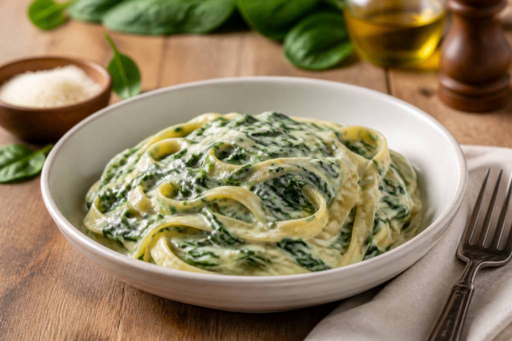 Crème d’épinards : recette facile et idées gourmandes pour vos pâtes