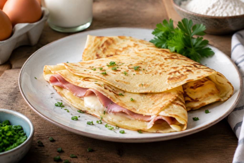 Crêpe salée recette pâte : les secrets d’une pâte légère et savoureuse